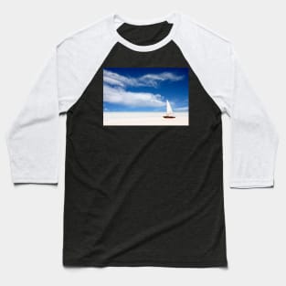 A boat on the beach Baseball T-Shirt